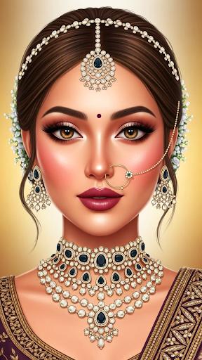 Bridal Makeup Wedding Dress up ekran görüntüsü