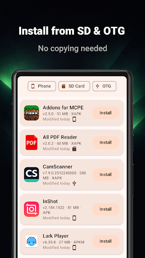 SAI+: XAPK & APK Installer ekran görüntüsü