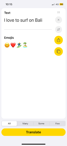 Emoji Translate ekran görüntüsü