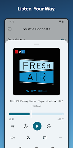 Shuttle: Simple Podcast Player ekran görüntüsü