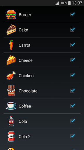Food Food Live Wallpaper ekran görüntüsü