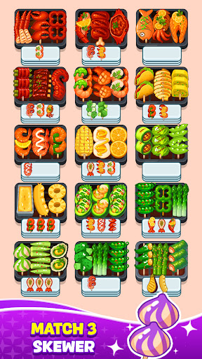 Grill Sort: Sorting Games ekran görüntüsü