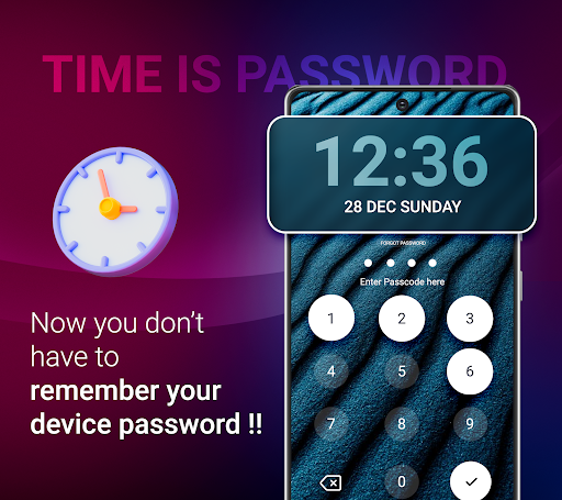 Time Password : Phone Lock ekran görüntüsü