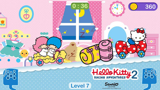 Hello Kitty oyunları - araba ekran görüntüsü