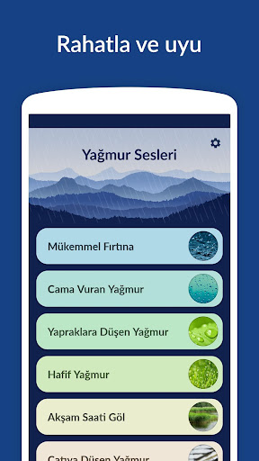 Yağmur Sesleri - Uyku ve Huzur ekran görüntüsü
