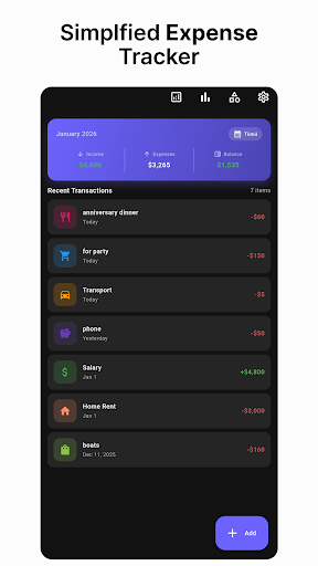 Money Manager: Simple & Quick ekran görüntüsü