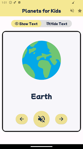 Planets Flashcards For Kids ekran görüntüsü