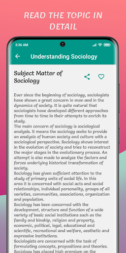 Understanding Sociology ekran görüntüsü