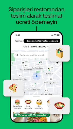 Uber Eats: Yemek & Market ekran görüntüsü