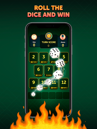Hot Rolls Dice Strategy Game ekran görüntüsü