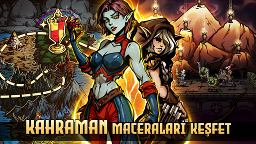 Darkest AFK Rol yapma oyunları ekran görüntüsü