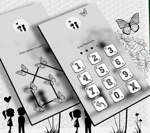 Black And White Launcher Theme ekran görüntüsü