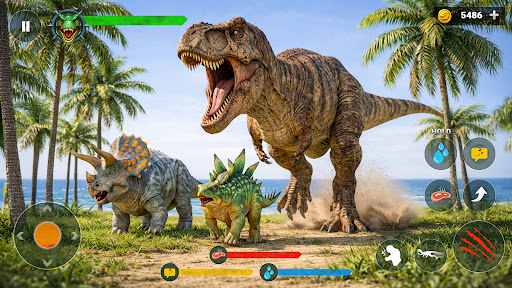 Jurassic Clash Dino Sim Primal ekran görüntüsü