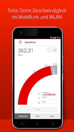Vodafone SpeedTest ekran görüntüsü