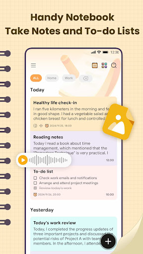 Notes, Notepad & Memo Calendar ekran görüntüsü
