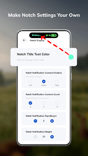 Notch Notification ekran görüntüsü