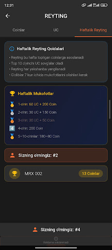 TDM Training and UC Earn ekran görüntüsü