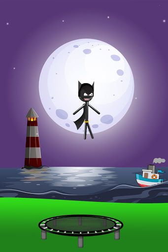 Crazy Stickman Jump and Flip ekran görüntüsü