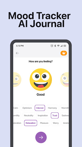 Mood Tracker AI Journal - Fsol ekran görüntüsü