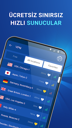 VPN - sınırsız, güvenli, hızlı ekran görüntüsü