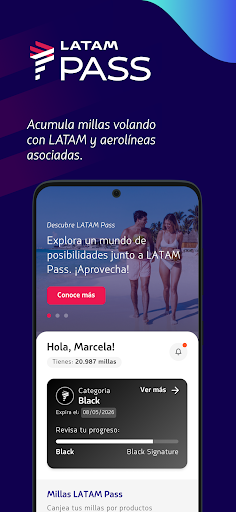 LATAM Pass ekran görüntüsü