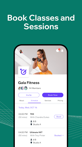 Fit by Wix: Book, manage, pay  ekran görüntüsü