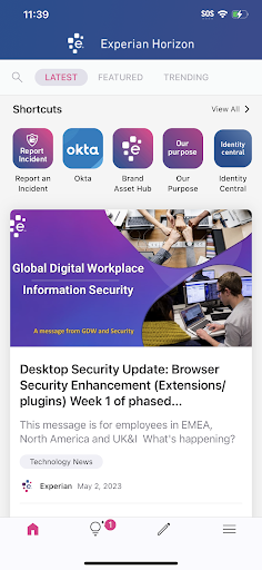 Experian Horizon ekran görüntüsü