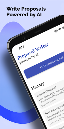 AI Proposal Generator & Writer ekran görüntüsü