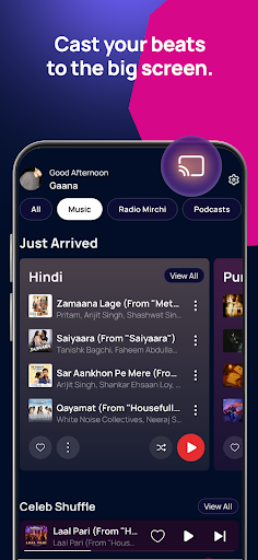 Gaana: MP3 Songs, Music App ekran görüntüsü