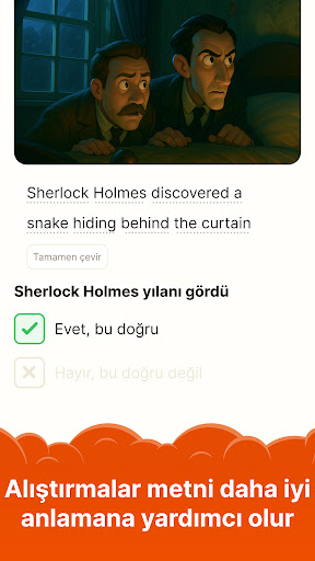 Clew: okuyarak İngilizce öğren ekran görüntüsü