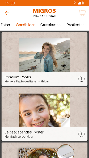 Migros Photo Service ekran görüntüsü