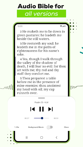 Bible Offline KJV with Audio ekran görüntüsü