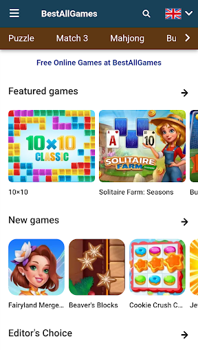 BestAllGames - online games ekran görüntüsü