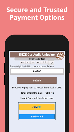 Eclipse ESN Car Navi Unlocker ekran görüntüsü