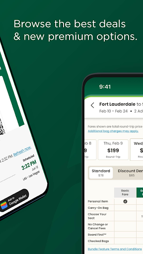Frontier Airlines ekran görüntüsü