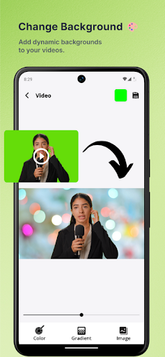 Chroma key Image-Video Creator ekran görüntüsü