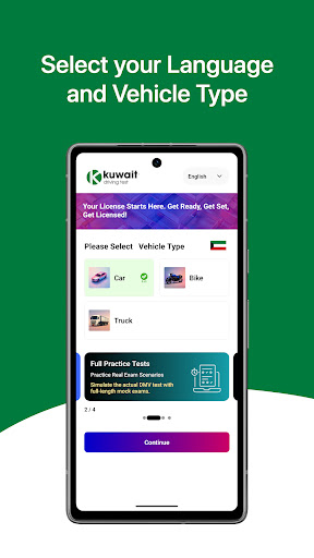 Kuwait Driving License Test ekran görüntüsü