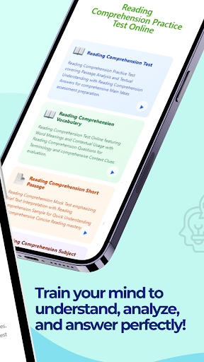 Reading Comprehension Test ekran görüntüsü