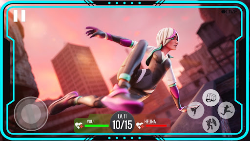 Super Girl Spider Fighter 3d ekran görüntüsü