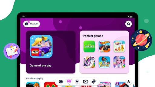 Google Kids Space ekran görüntüsü