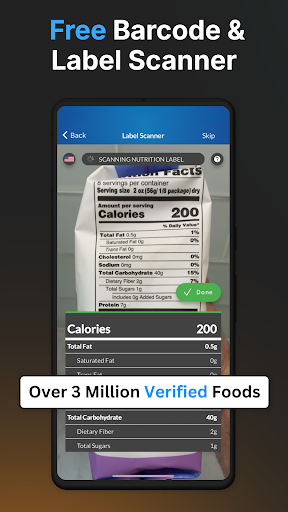 MacrosFirst - Macro Tracker ekran görüntüsü