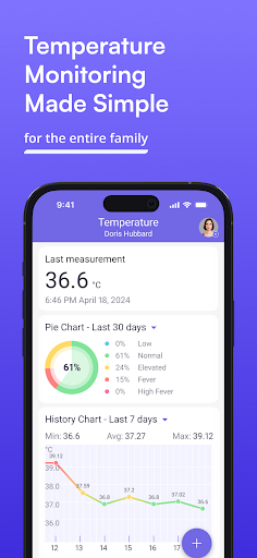 Body Temperature Tracking App ekran görüntüsü