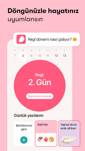 Flo Regl ve Hamilelik Takibi ekran görüntüsü