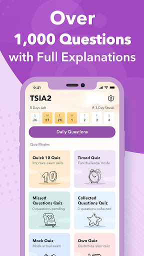 TSIA2 Practice Test 2026 ekran görüntüsü
