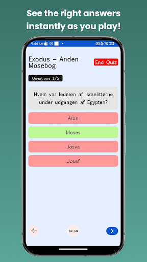 Danish Bible Quiz ekran görüntüsü