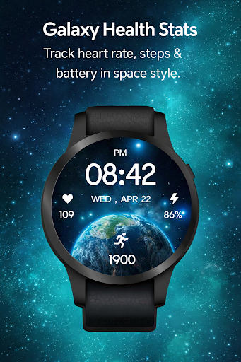 Earth & Space Watch Face ekran görüntüsü