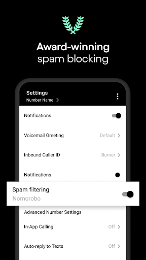 Burner: Second Phone Number ekran görüntüsü