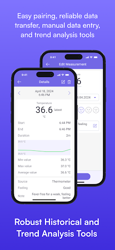 Body Temperature Tracking App ekran görüntüsü