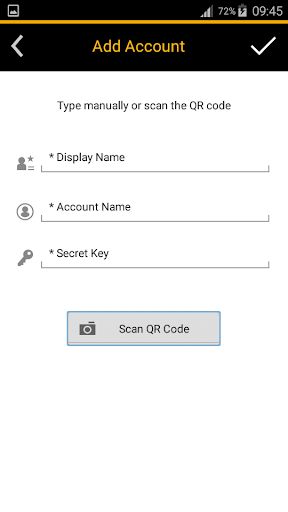 SAP Authenticator ekran görüntüsü