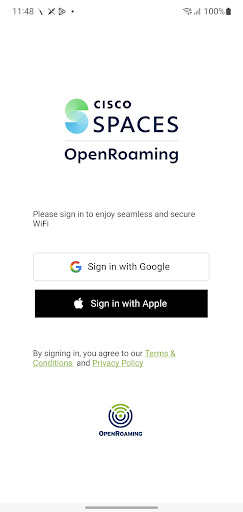OpenRoaming ekran görüntüsü